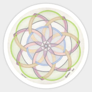 "Intuition" Alignment Mandala Sticker